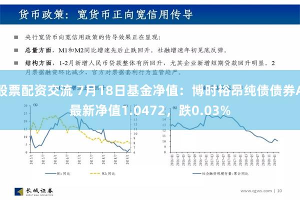 股票配资交流 7月18日基金净值：博时裕昂纯债债券A最新净值1.0472，跌0.03%