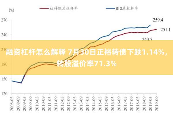 融资杠杆怎么解释 7月30日正裕转债下跌1.14%，转股溢价率71.3%