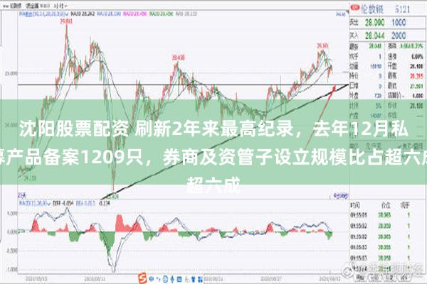 沈阳股票配资 刷新2年来最高纪录，去年12月私募产品备案1209只，券商及资管子设立规模比占超六成