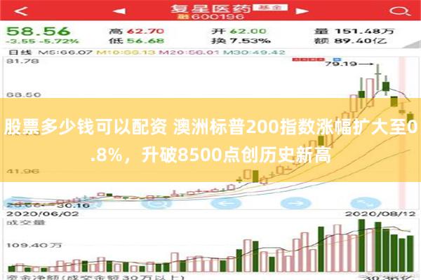 股票多少钱可以配资 澳洲标普200指数涨幅扩大至0.8%，升破8500点创历史新高