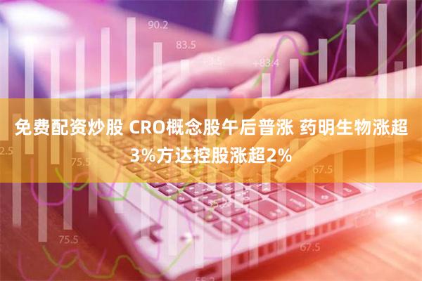 免费配资炒股 CRO概念股午后普涨 药明生物涨超3%方达控股涨超2%